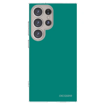 Picasee silikónový prehľadný obal pre Samsung Galaxy S24 Ultra S928B 5G - Emerald Mist