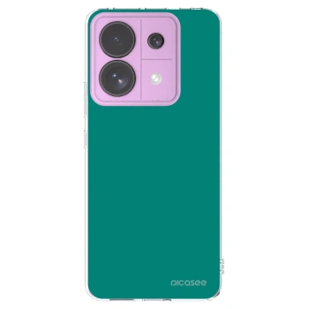 Picasee silikónový prehľadný obal pre Xiaomi Redmi Note 13 Pro 5G - Emerald Mist