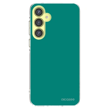 Picasee silikónový prehľadný obal pre Samsung Galaxy A35 5G A356B - Emerald Mist