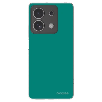 Picasee silikónový prehľadný obal pre Xiaomi Redmi Note 13 4G - Emerald Mist