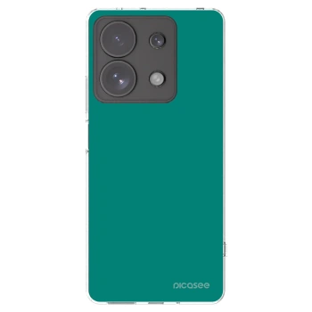 Picasee silikónový prehľadný obal pre Xiaomi Redmi Note 13 Pro 4G - Emerald Mist