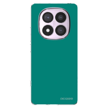 Picasee silikónový prehľadný obal pre Xiaomi Redmi Note 14 Pro 5G - Emerald Mist