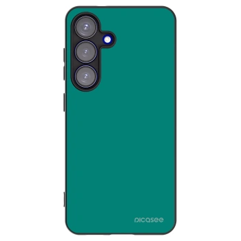 Picasee silikónový čierny obal pre Samsung Galaxy S25 5G - Emerald Mist