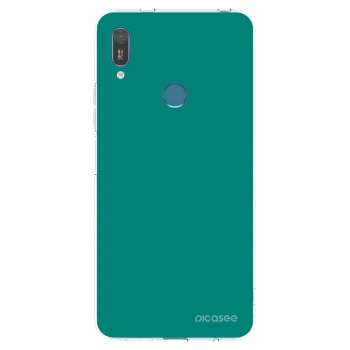 Picasee silikónový prehľadný obal pre Huawei Y7 2019 - Emerald Mist