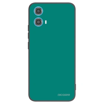Picasee silikónový čierny obal pre Motorola Moto G34 5G - Emerald Mist