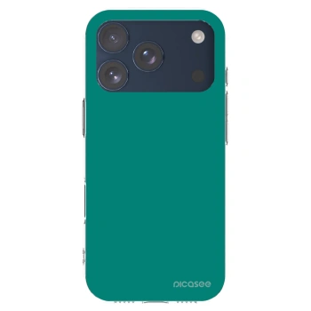 Picasee silikónový prehľadný obal pre Apple iPhone 17 Pro - Emerald Mist