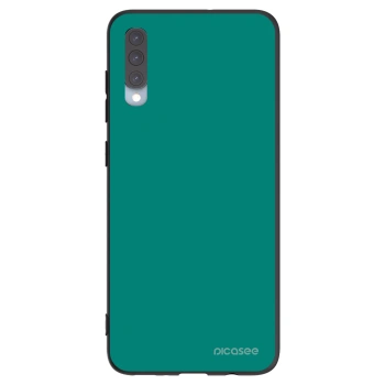 Picasee silikónový čierny obal pre Samsung Galaxy A70 A705F - Emerald Mist