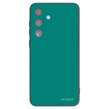 Picasee silikónový čierny obal pre Samsung Galaxy S25 FE 5G - Emerald Mist