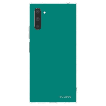 Picasee silikónový prehľadný obal pre Samsung Galaxy Note 10 N970F - Emerald Mist