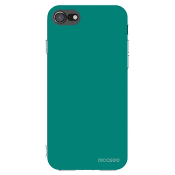 Picasee silikónový prehľadný obal pre Apple iPhone SE 2020 - Emerald Mist