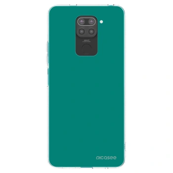 Picasee silikónový čierny obal pre Xiaomi Redmi Note 9 - Emerald Mist