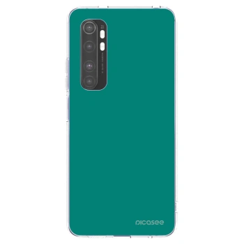 Picasee silikónový prehľadný obal pre Xiaomi Mi Note 10 Lite - Emerald Mist