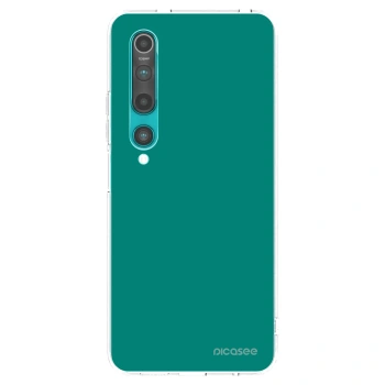 Picasee silikónový prehľadný obal pre Xiaomi Mi 10 - Emerald Mist