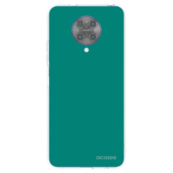 Picasee silikónový prehľadný obal pre Xiaomi Poco F2 Pro - Emerald Mist