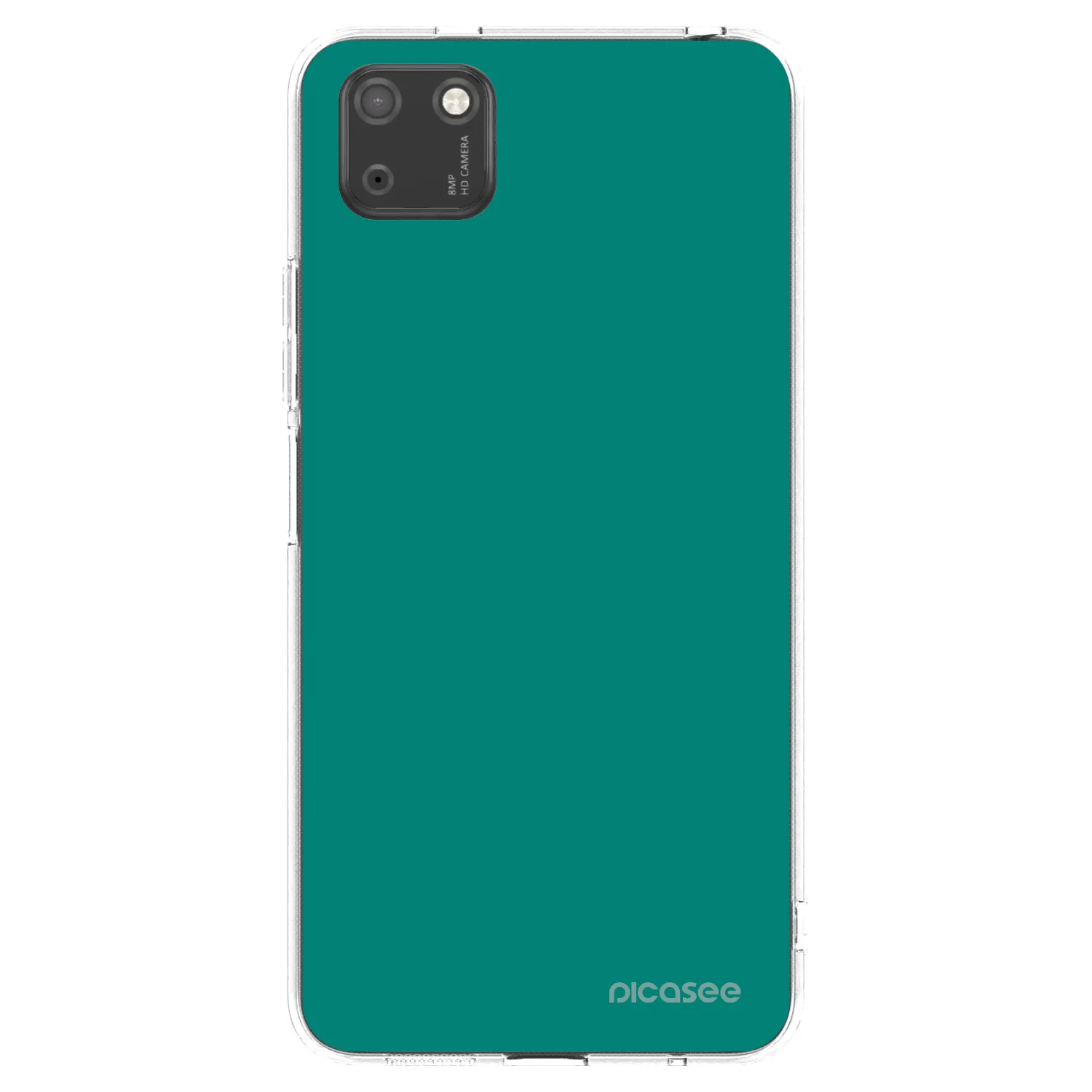 Picasee silikónový prehľadný obal pre Huawei Y5P - Emerald Mist