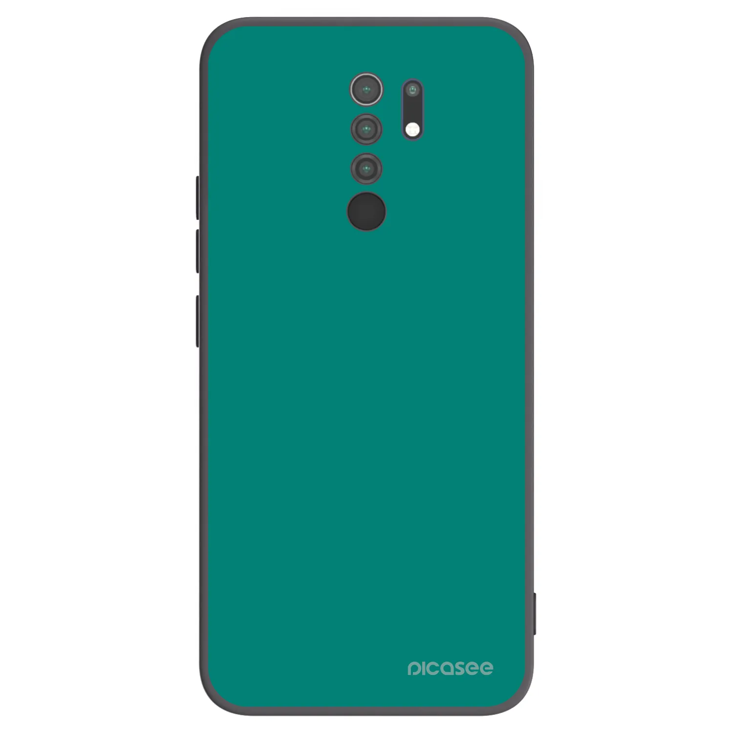 Picasee silikónový čierny obal pre Xiaomi Redmi 9 - Emerald Mist