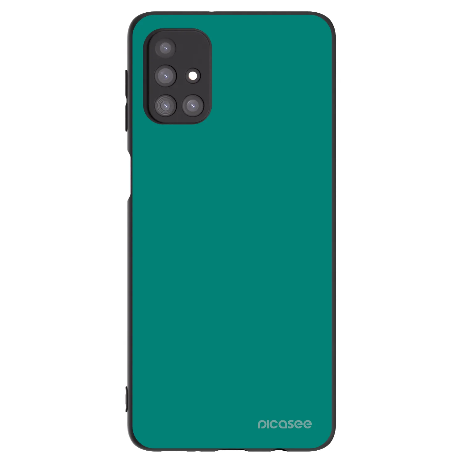 Picasee silikónový čierny obal pre Samsung Galaxy M31s - Emerald Mist