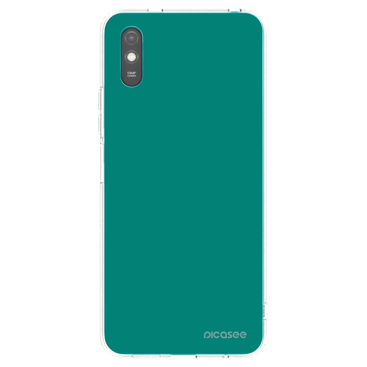 Picasee silikónový prehľadný obal pre Xiaomi Redmi 9A - Emerald Mist