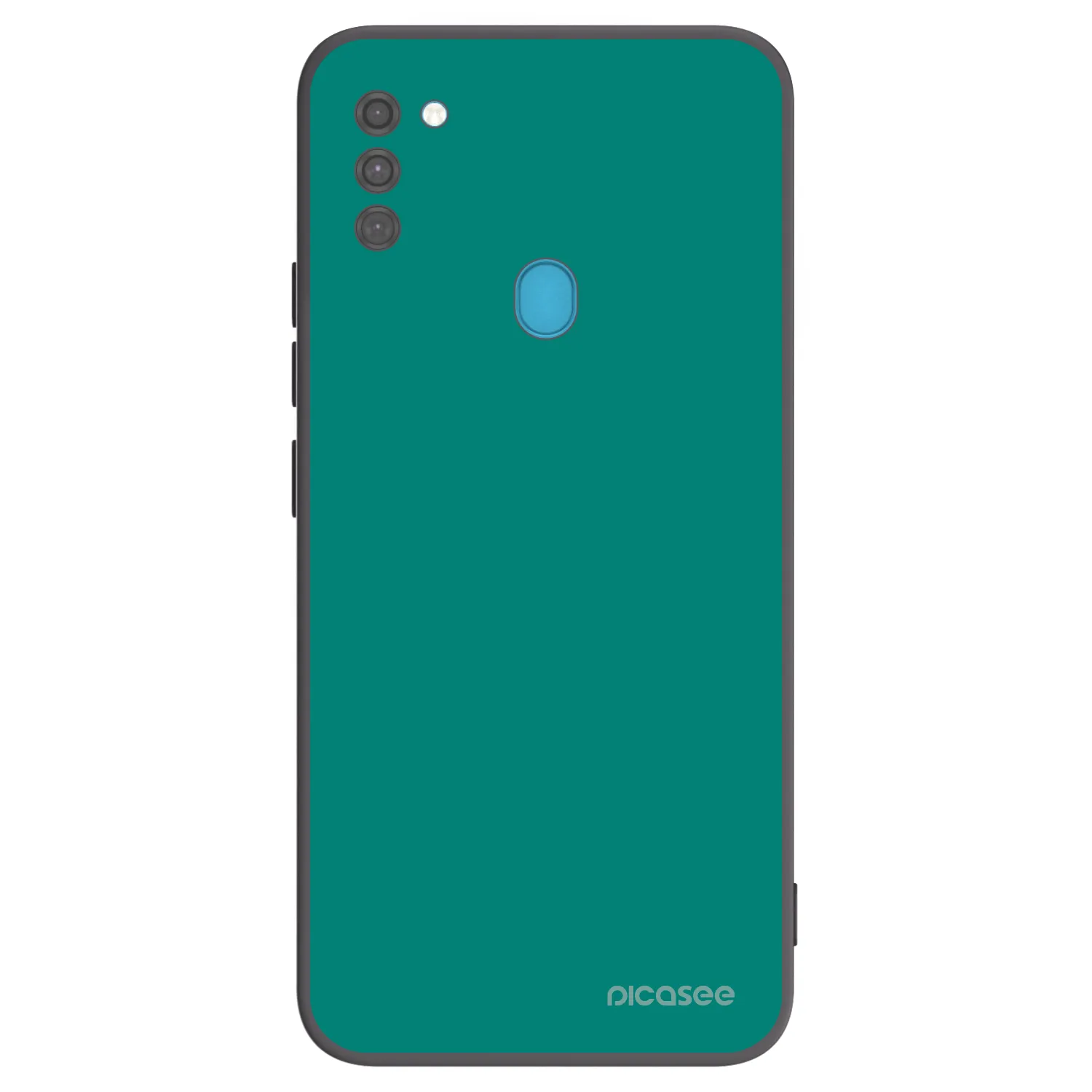 Picasee silikónový čierny obal pre Samsung Galaxy M11 - Emerald Mist