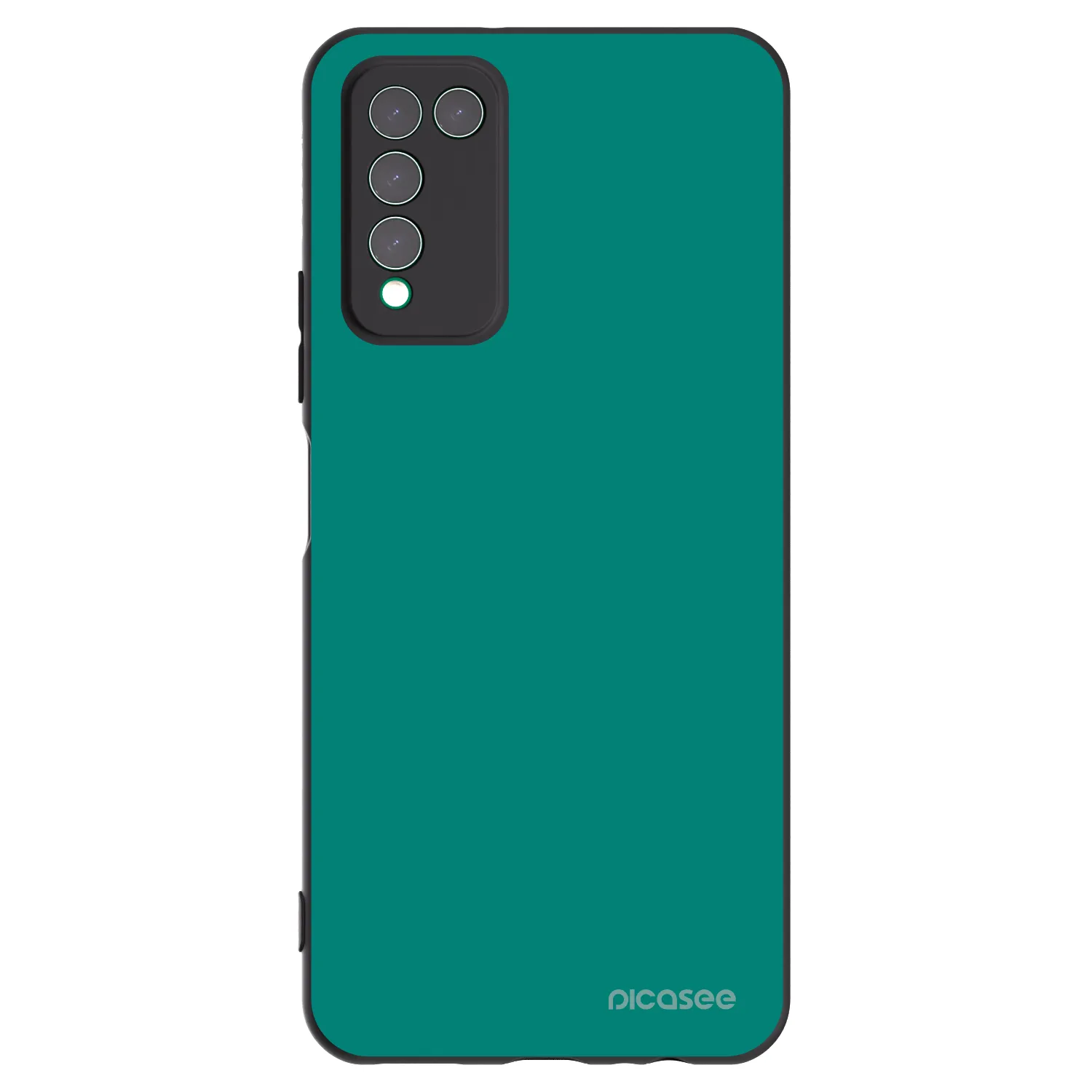 Picasee silikónový čierny obal pre Honor 10X Lite - Emerald Mist