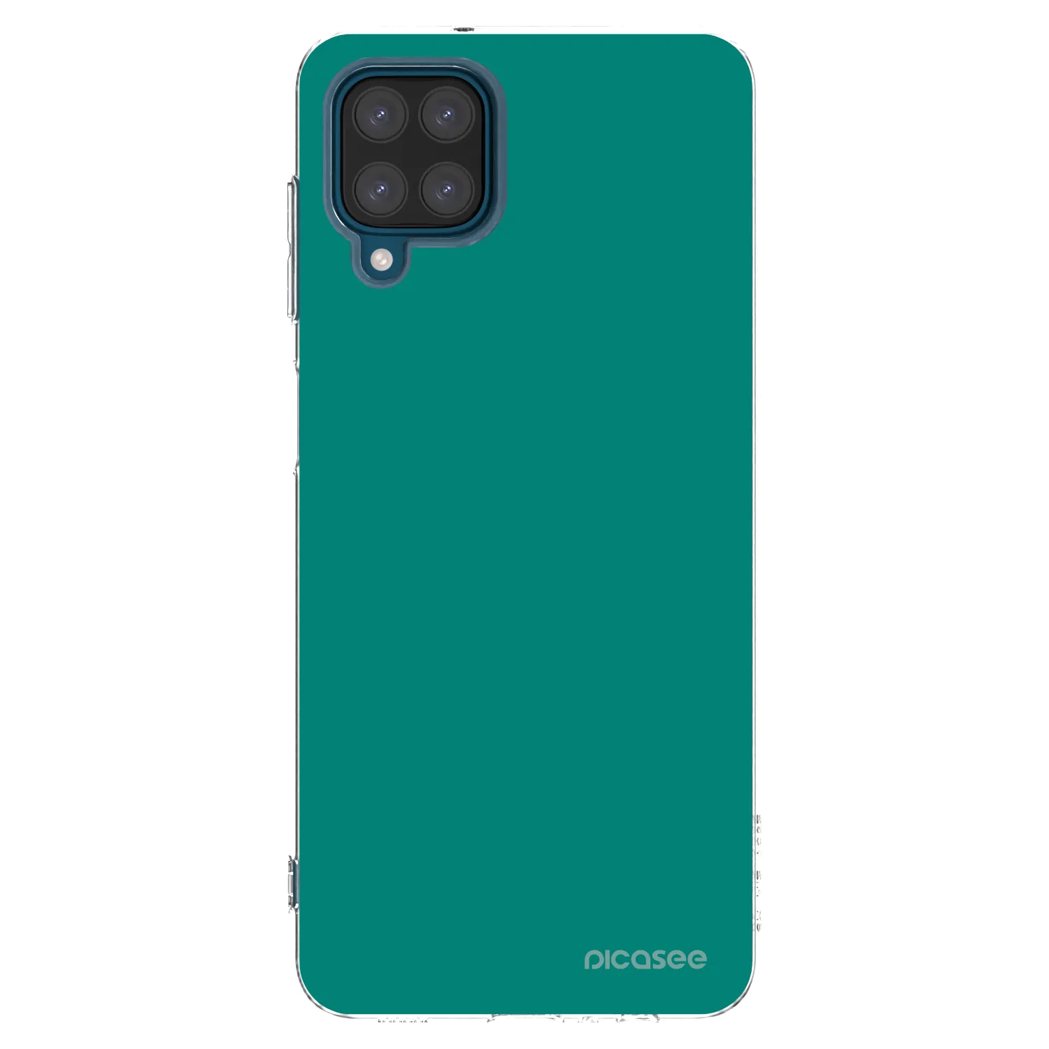 Picasee silikónový prehľadný obal pre Samsung Galaxy A12 A125F - Emerald Mist