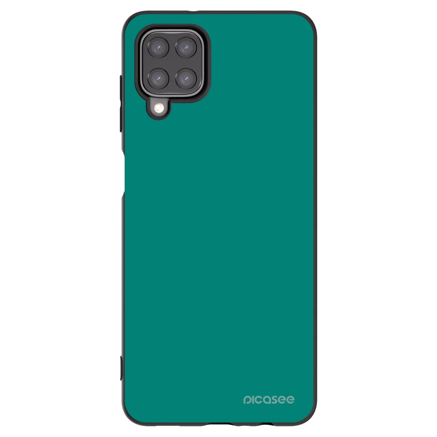 Picasee silikónový čierny obal pre Samsung Galaxy A12 A125F - Emerald Mist
