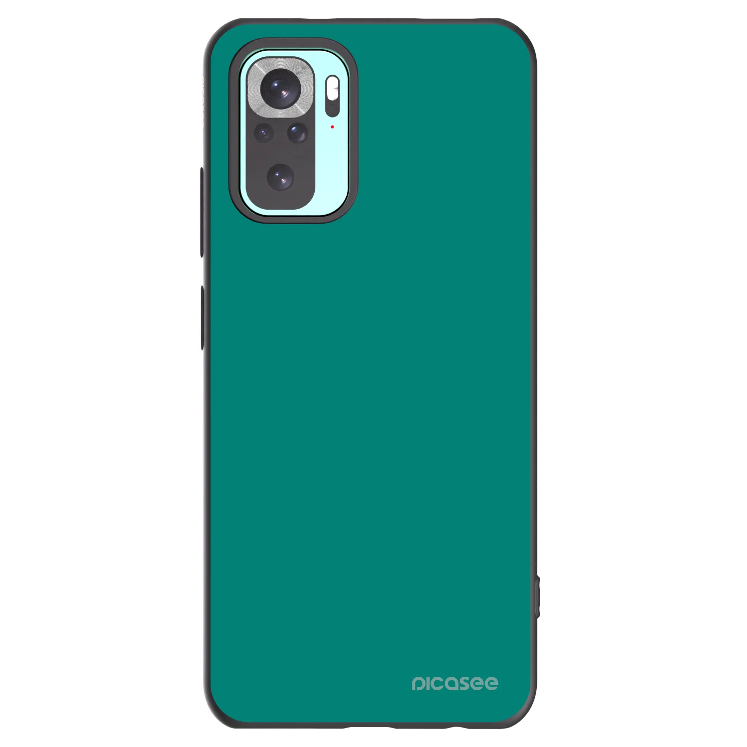 Picasee silikónový čierny obal pre Xiaomi Redmi Note 10 Pro - Emerald Mist