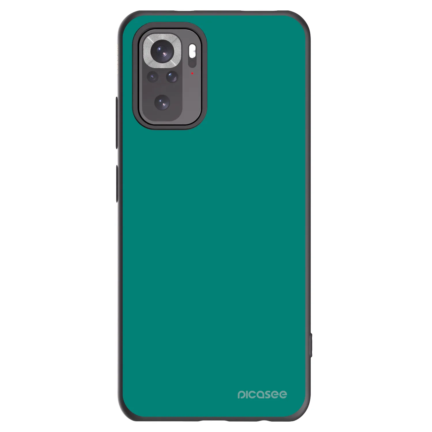 Picasee silikónový čierny obal pre Xiaomi Redmi Note 10S - Emerald Mist