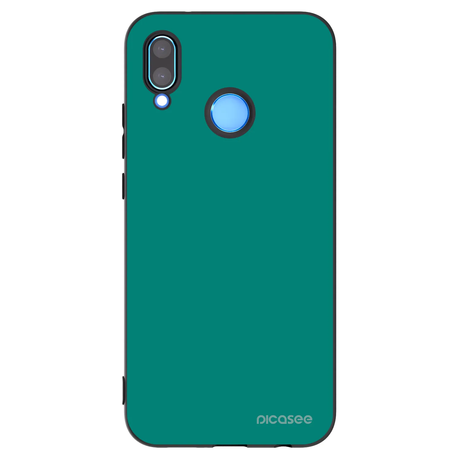 Picasee silikónový čierny obal pre Huawei P20 Lite - Emerald Mist