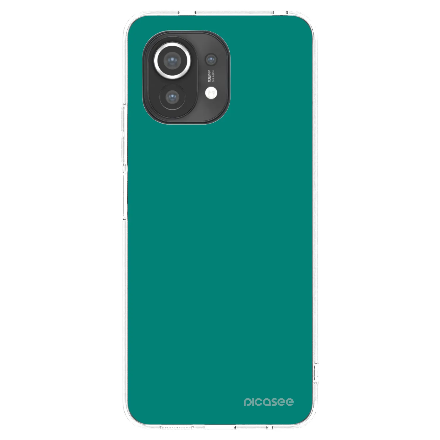 Picasee silikónový prehľadný obal pre Xiaomi Mi 11 - Emerald Mist