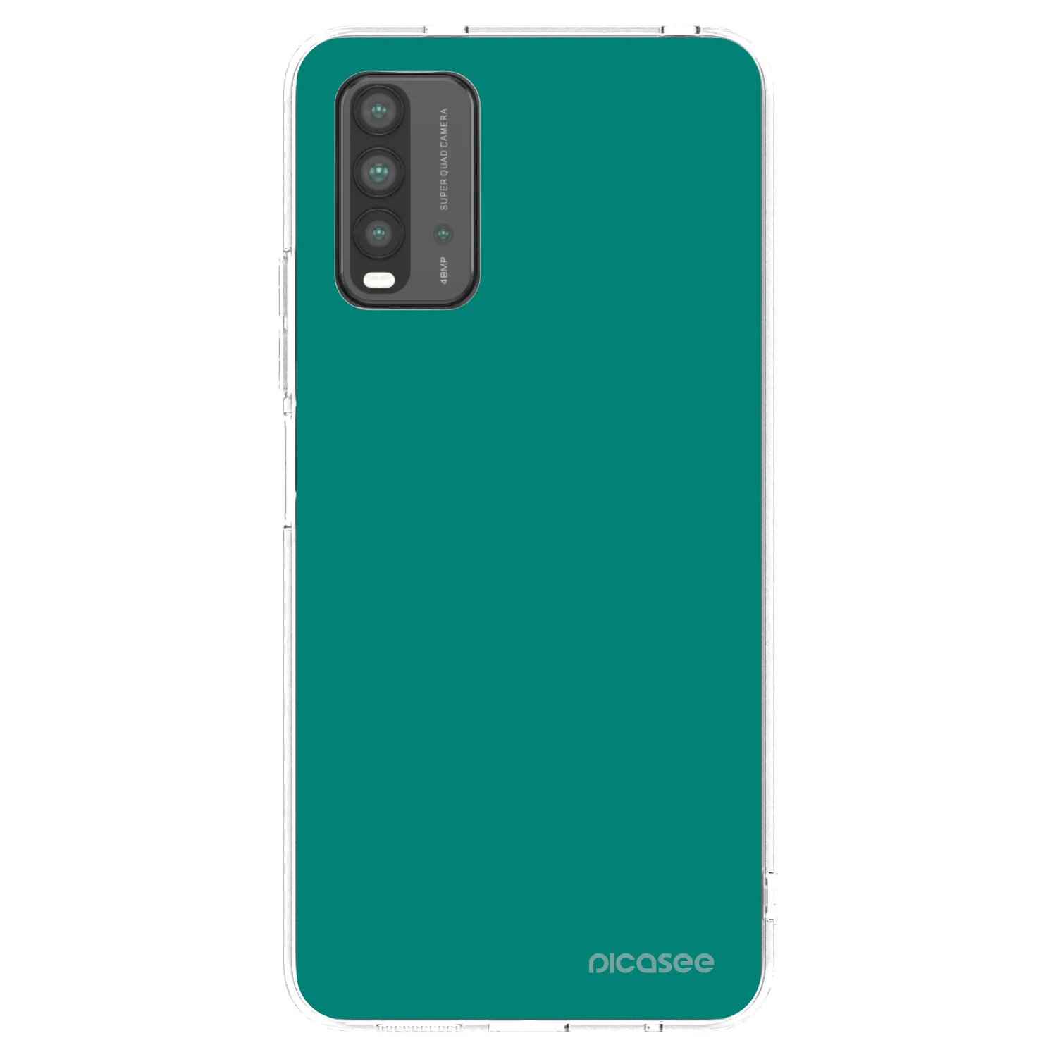 Silikónový prehľadný obal pre Xiaomi Redmi 9T - Emerald Mist