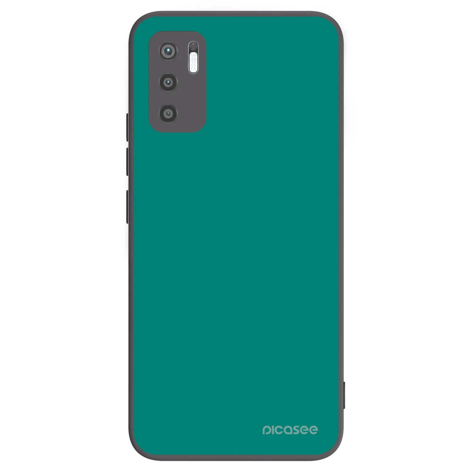 Picasee silikónový čierny obal pre Xiaomi Redmi Note 10 5G - Emerald Mist