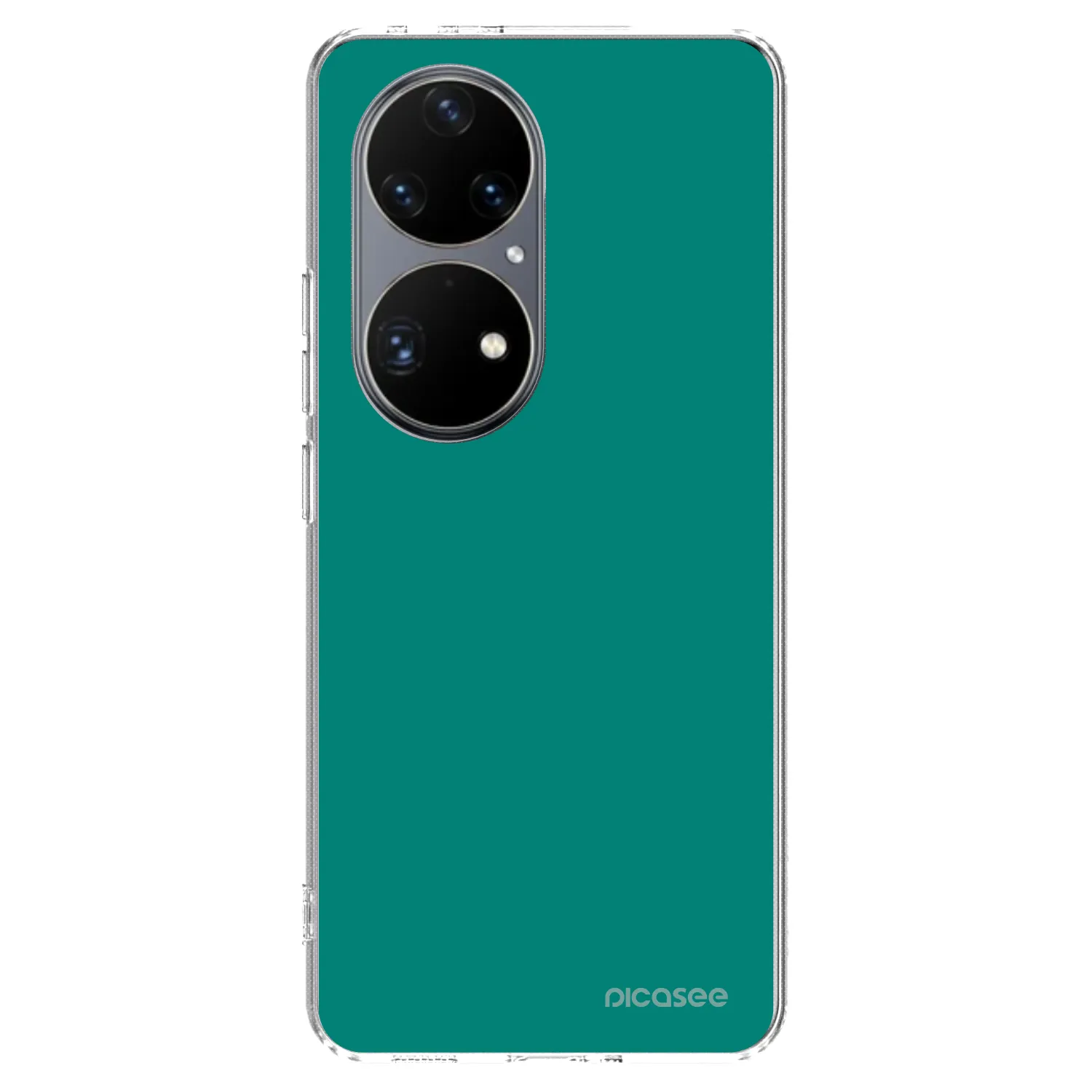 Picasee silikónový prehľadný obal pre Huawei P50 - Emerald Mist