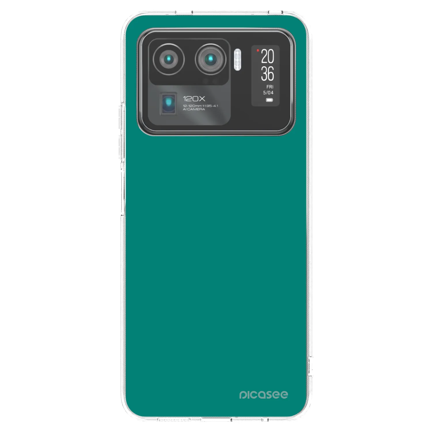 Picasee silikónový prehľadný obal pre Xiaomi Mi 11 Ultra - Emerald Mist