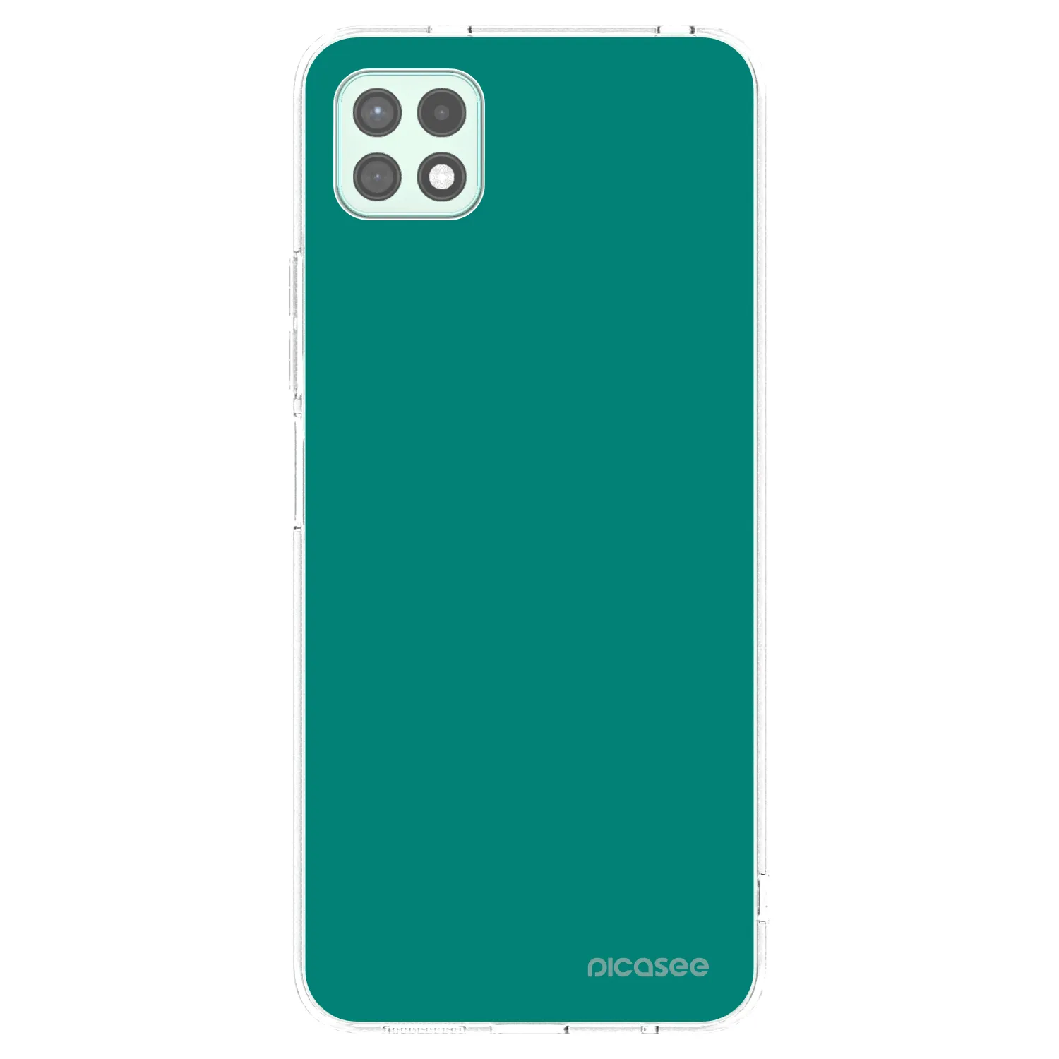 Picasee silikónový prehľadný obal pre Samsung Galaxy A22 A226B 5G - Emerald Mist