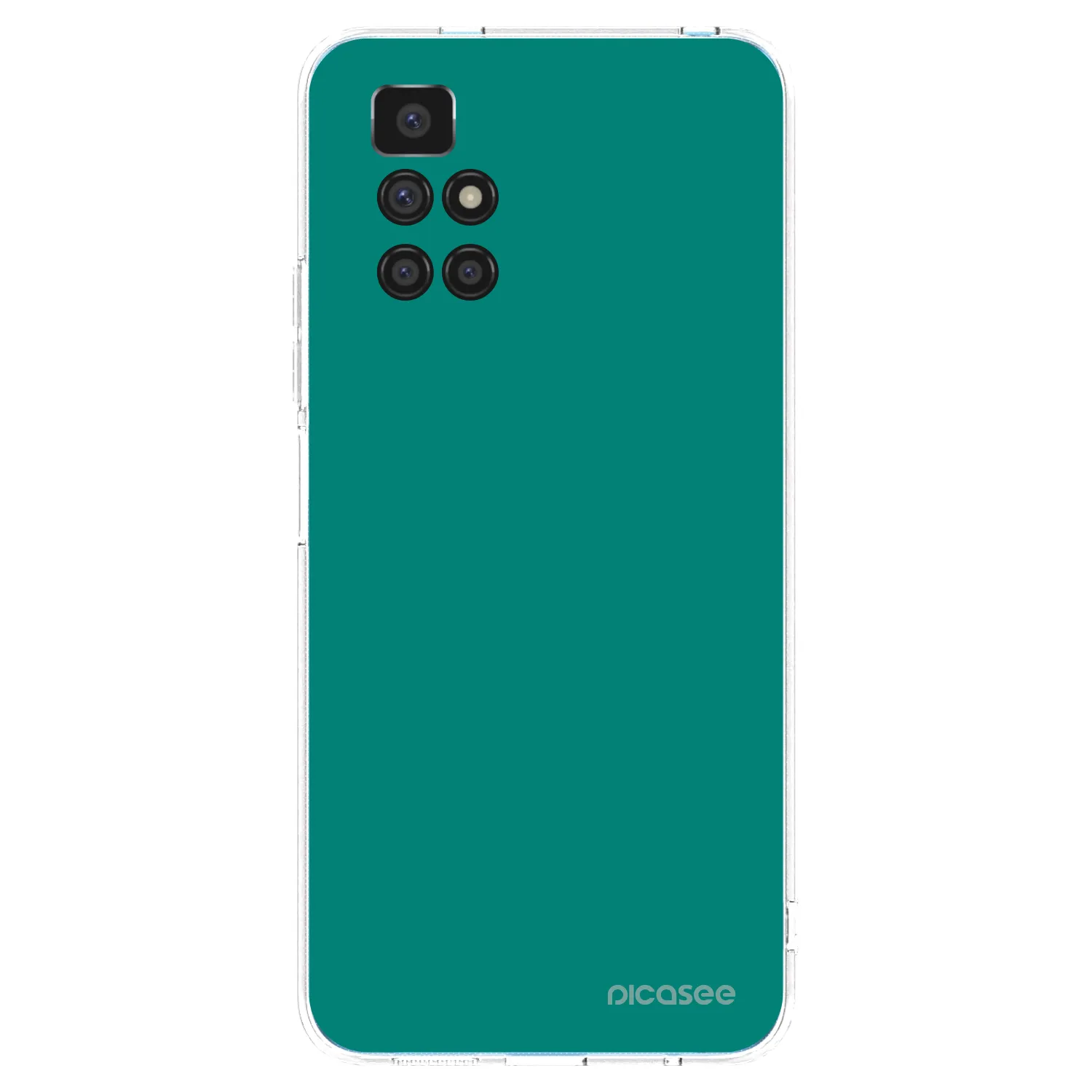 Picasee silikónový prehľadný obal pre Xiaomi Redmi 10 - Emerald Mist