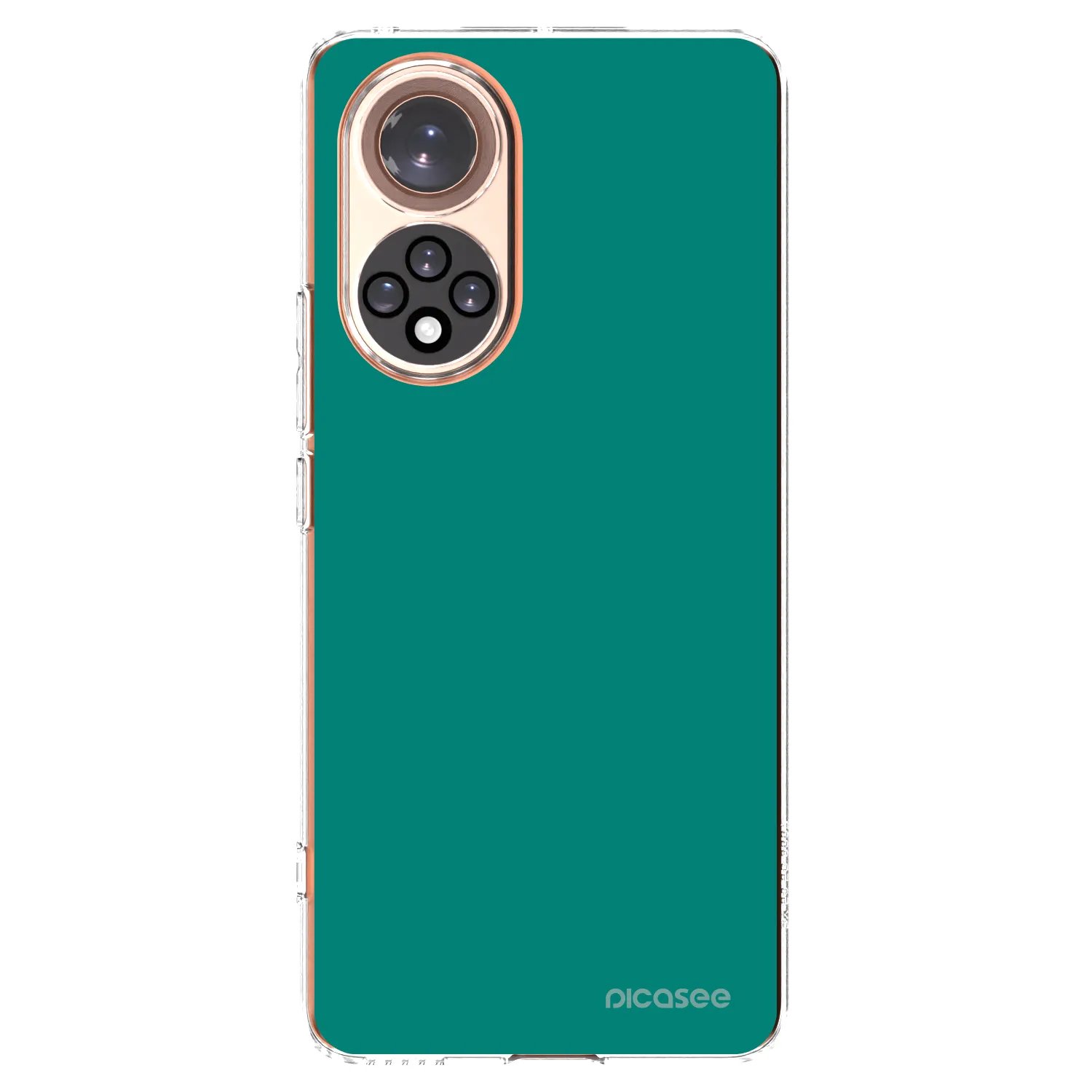 Picasee silikónový prehľadný obal pre Honor 50 5G - Emerald Mist