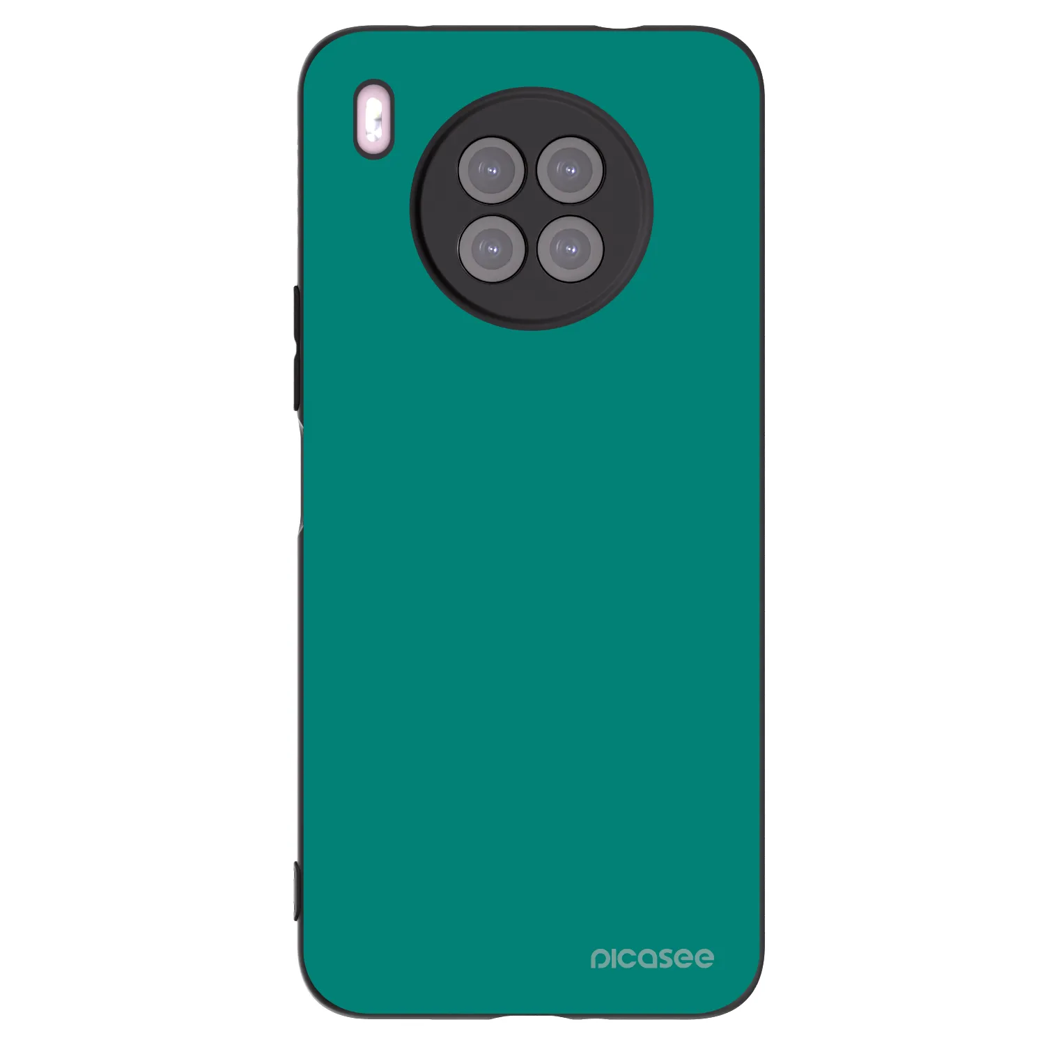 Picasee silikónový čierny obal pre Huawei Nova 8i - Emerald Mist