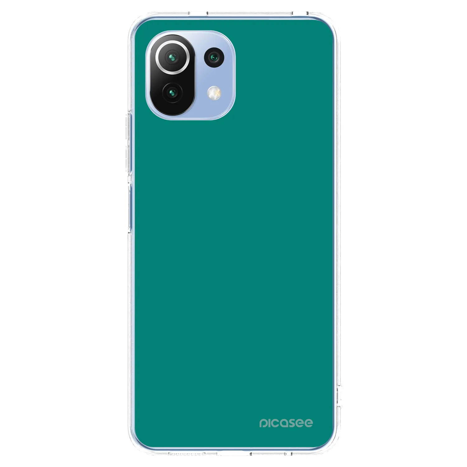Picasee silikónový prehľadný obal pre Xiaomi 11 Lite 5G NE - Emerald Mist