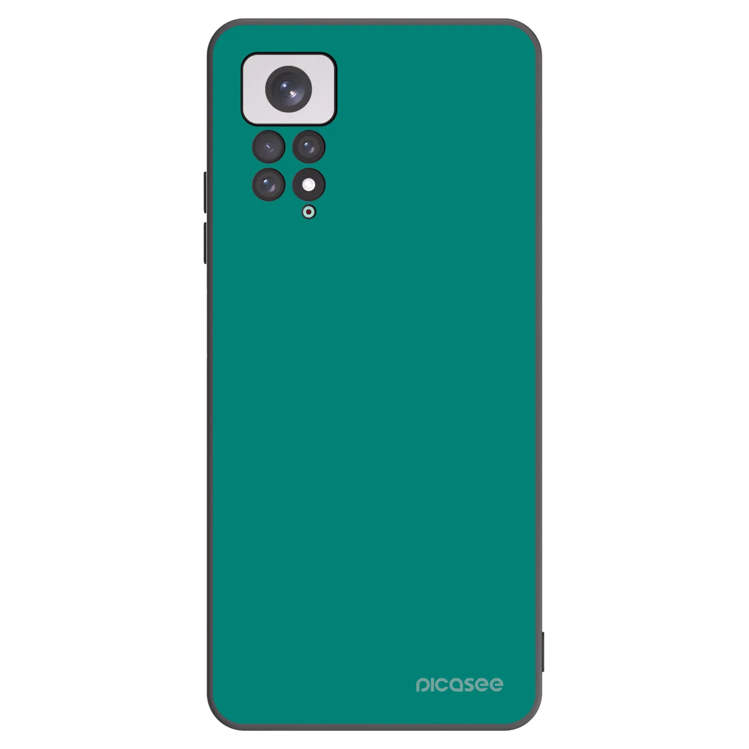 Picasee silikónový čierny obal pre Xiaomi Redmi Note 11 - Emerald Mist