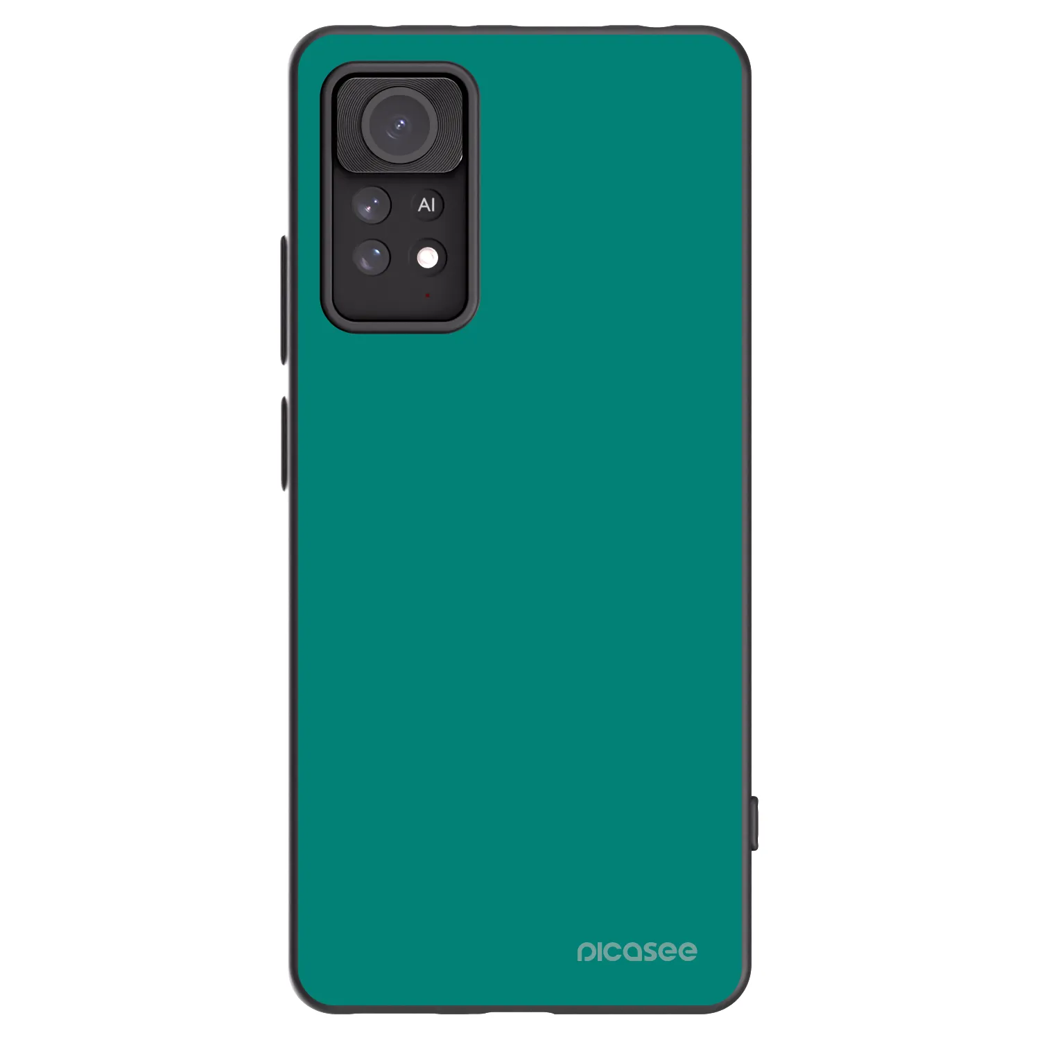 Picasee silikónový čierny obal pre Xiaomi Redmi Note 11 Pro 5G - Emerald Mist