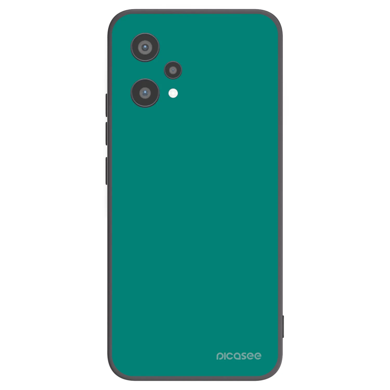 Picasee silikónový čierny obal pre Realme 9 Pro 5G - Emerald Mist