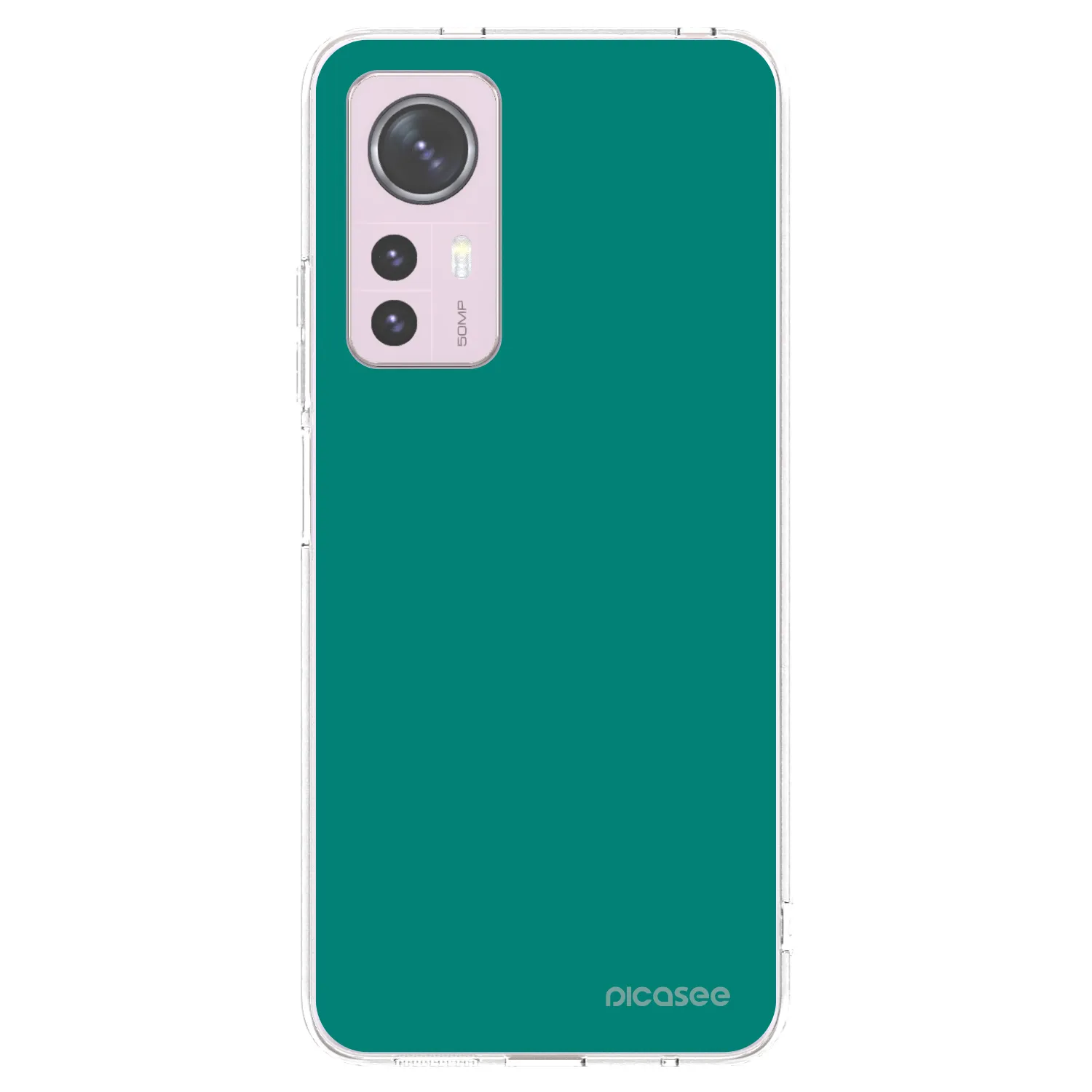 Picasee silikónový prehľadný obal pre Xiaomi 12 - Emerald Mist