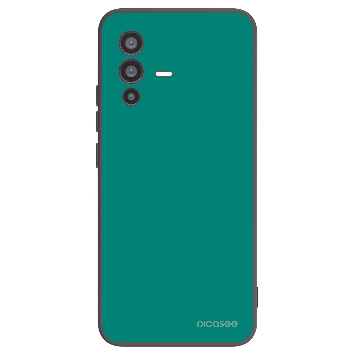 Picasee silikónový čierny obal pre Vivo V23 5G - Emerald Mist