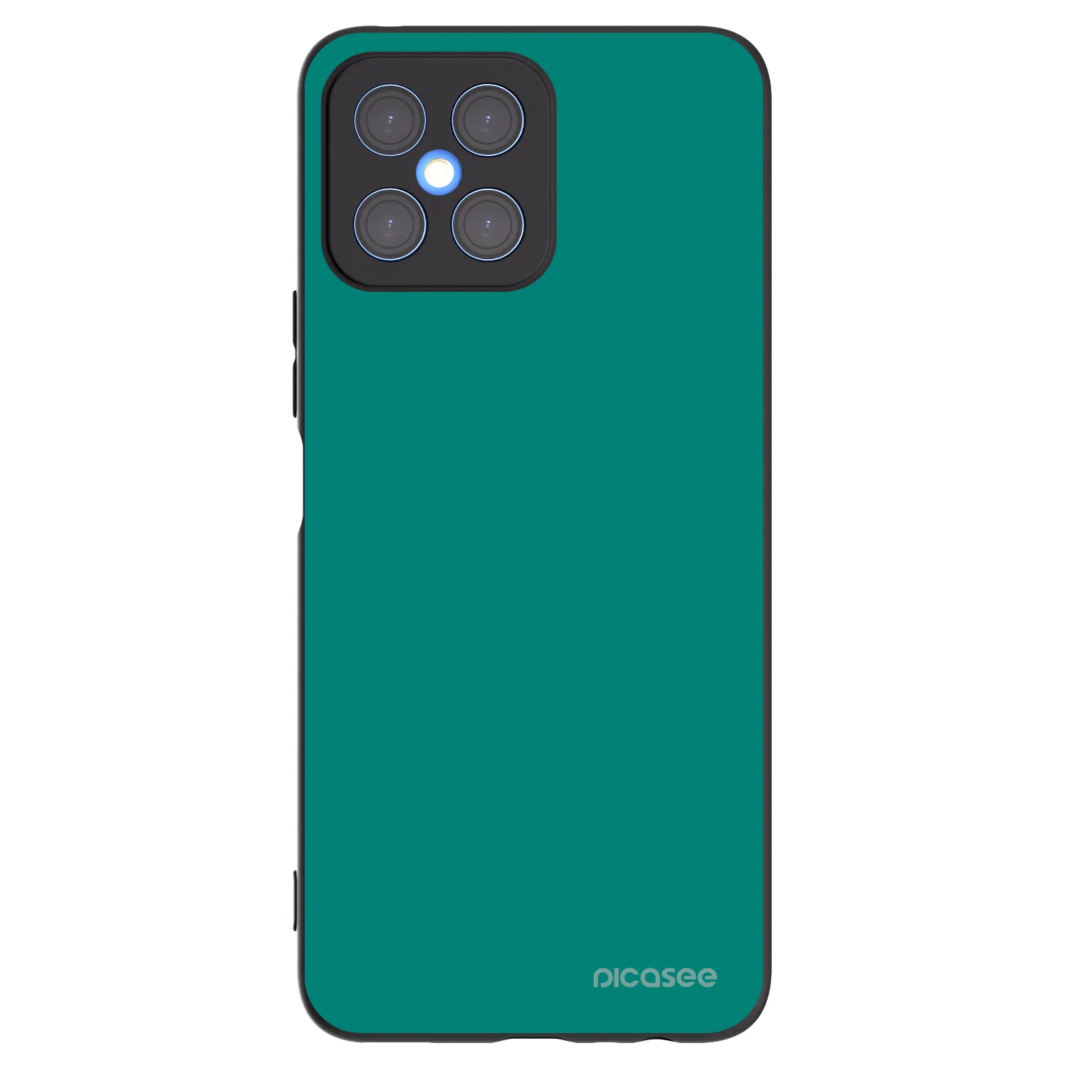 Picasee silikónový čierny obal pre Honor X8 4G - Emerald Mist
