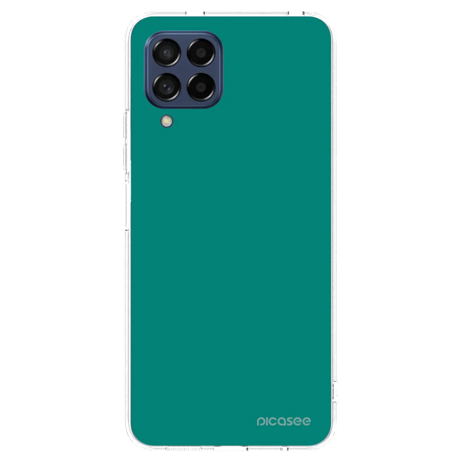 Picasee silikónový prehľadný obal pre Samsung Galaxy M53 5G - Emerald Mist