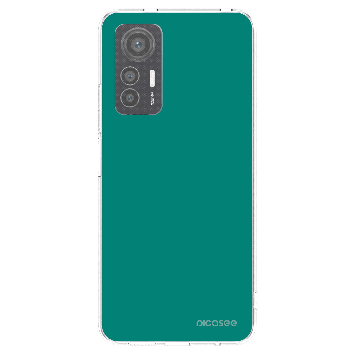 Picasee silikónový prehľadný obal pre Xiaomi 12 Lite - Emerald Mist