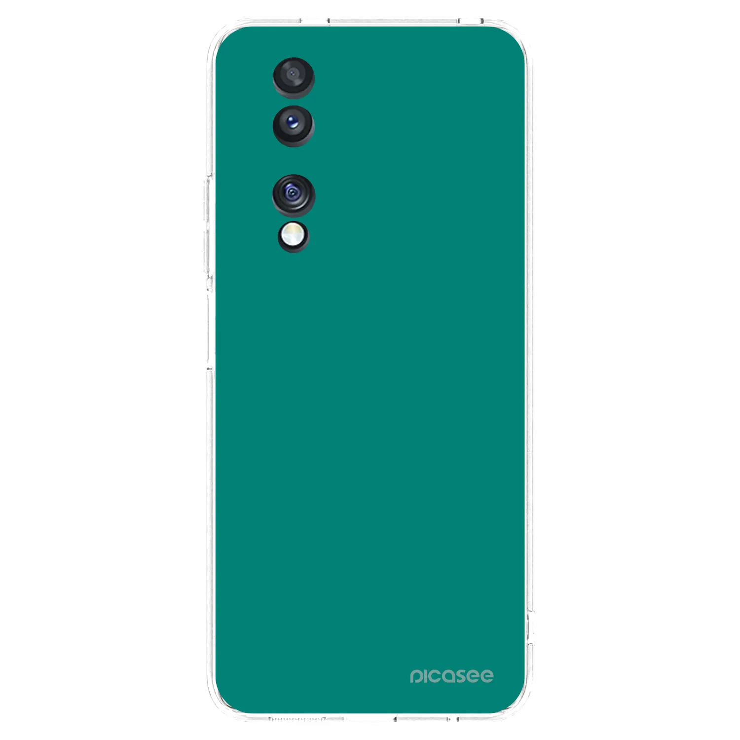Picasee silikónový prehľadný obal pre Honor 70 - Emerald Mist