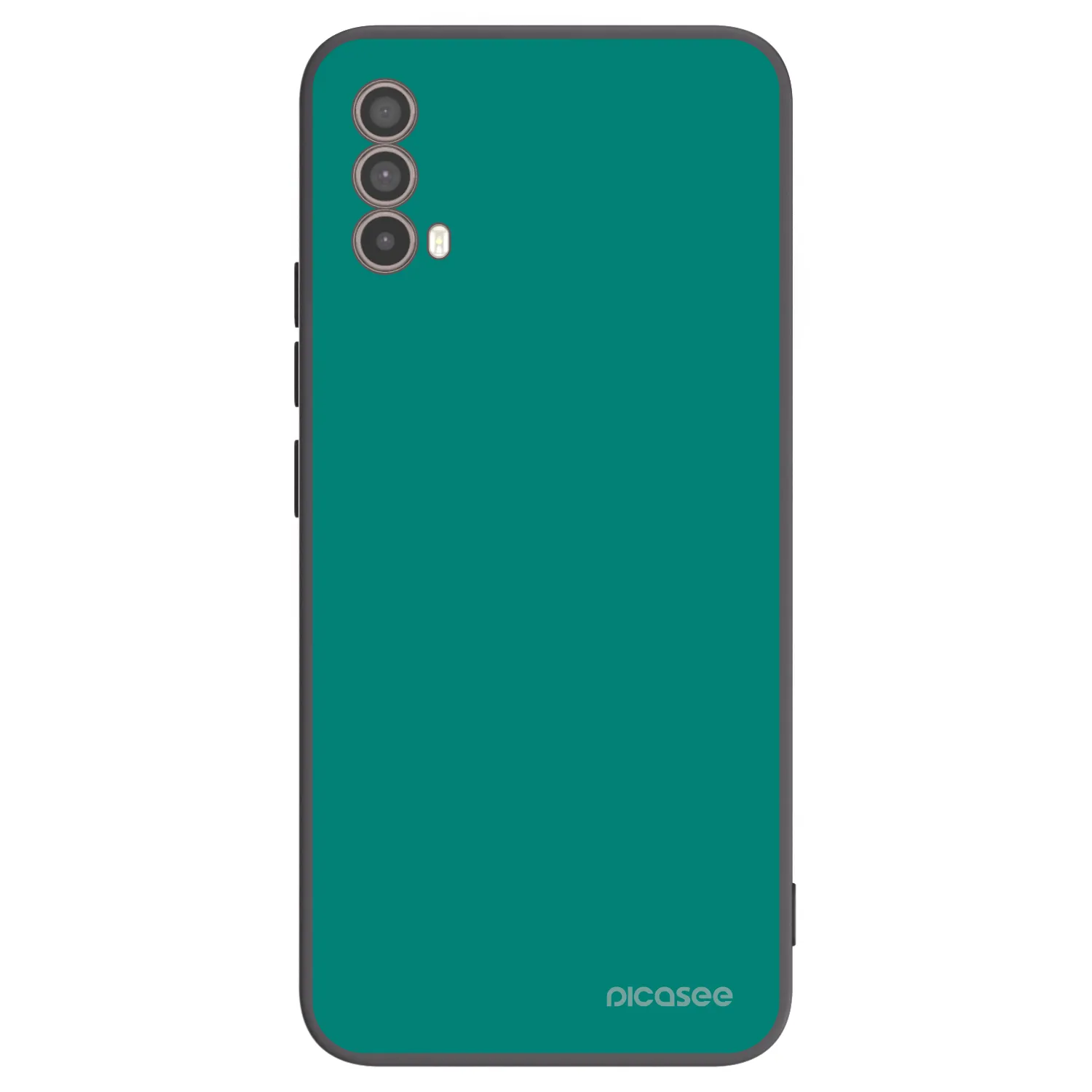 Picasee silikónový čierny obal pre Motorola Moto E40 - Emerald Mist