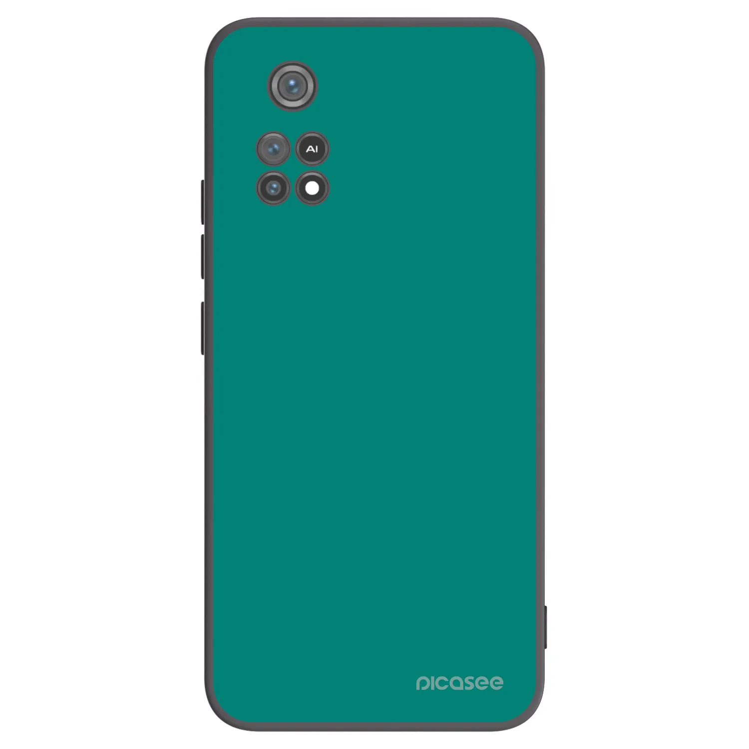 Picasee silikónový čierny obal pre Xiaomi Poco M4 Pro - Emerald Mist